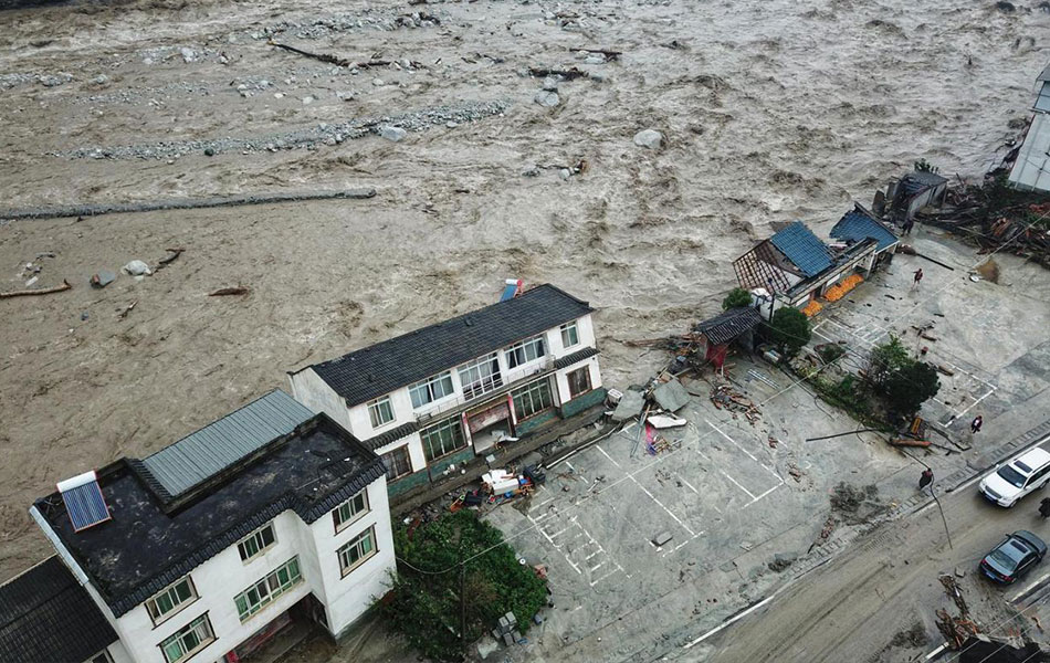汶川泥石流救援